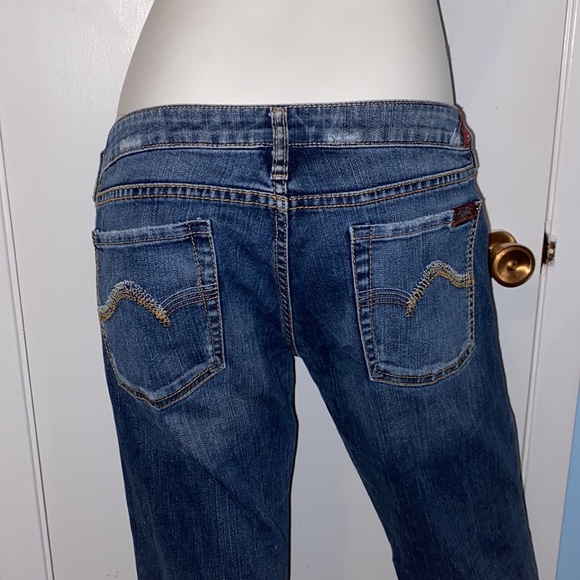 Silver Jeans Petite Size 32 Distressed Flare jeans - Picture 5 of 14